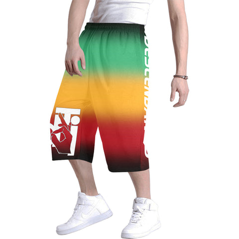 Africa Blur Men's Baggy Shorts