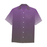 Descendants of The Island purple Hawaiian Shirt With Chest Pocket