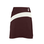 DTI Burgundy and White Stripe Skirt with Pocket