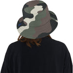 Descendants of the Island Dolphin Camo 9 Blue Bucket Unisex Bucket Hat