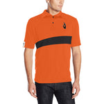 DTI Red Orange Black Polo Shirt