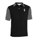 DTI Back and White Collar Design Polo Men's Shirt