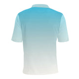 Descendants of the Island Ice Blue Men's All Over Print Polo Shirt