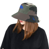 Descendants of the Island Dolphin Camo 9 Blue Bucket Unisex Bucket Hat