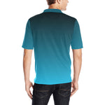 Descendants of the Island Cyan Men's All Over Print Polo Shirt