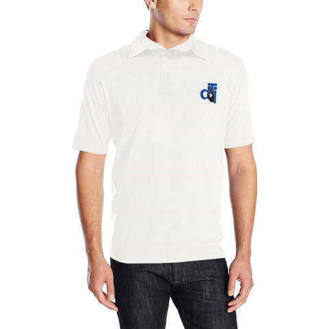 Descendants of the Island White Blue Men's Polo Shirt