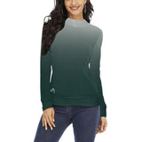 Descendants of the Island Kush Women's All Over Print Mock Neck Sweater(ModelH43)