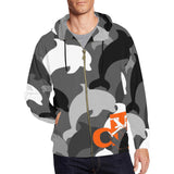 Descendants of the Island Dolphin Camo 6 Men's Zip Hoodie