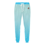 Descendants of the Island Cyan Unisex Casual Sweatpants (Model L11)