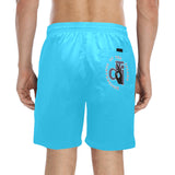 Descendants of the Island Sky Blue Men's Mid-Length Beach Shorts