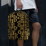 dTI Gold/Black pattern Backpack