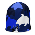 Descendants of the Island Dolphin Camo Deep Blue Beanie