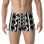 Black /white pattern Boxer Briefs