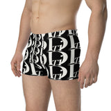 Black /white pattern Boxer Briefs