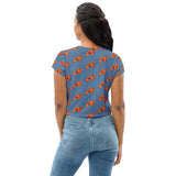 Descendants of the Island Orange Hibiscus Crop Tee