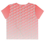 Descendants of the Island Coral Fade Crop Tee