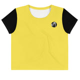 Descendants of The Island Yellow/Black Crop Tee