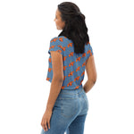 Descendants of the Island Orange Hibiscus Crop Tee