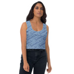 Descendans of the Island Denim Crop Top