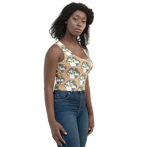 Descendants of the Island Magnolia Crop Top