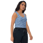 Descendans of the Island Denim Crop Top