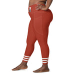 Descendants of the Island FRO White Stripes Crossover leggings with pockets