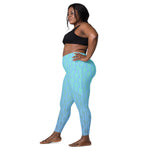 Descendants of the Island Ocean Blues Crossover leggings with pockets