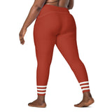 Descendants of the Island FRO White Stripes Crossover leggings with pockets