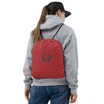 Descendants of the Island Strawberry Coral Drawstring bag