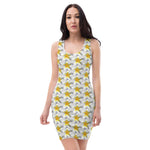 Descendants of the Island Plumeria Platinum Cut & Sew Dress