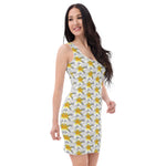 Descendants of the Island Plumeria Platinum Cut & Sew Dress