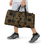 dTI Gld/Black pattern Duffle bag