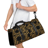 dTI Gld/Black pattern Duffle bag