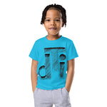 DTI Blue Crayon Kids crew neck t-shirt