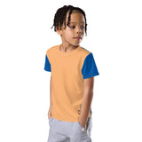 Descendants of the Island Peach and Blue Kids crew neck t-shirt