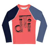 Descendants of the Island Crayon 2 Kids Rash Guard