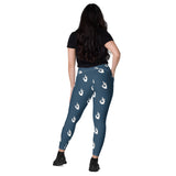 Descendants of The Island Hand Pattern Leggings with pockets