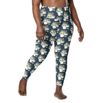 Descendants of the Island Magnolia Blues Leggings with pockets