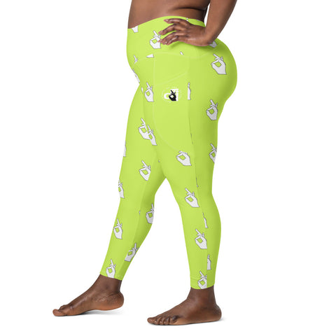 Descendants of The Island Hand Pattern Leggings with pockets