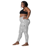 Descendants of The Island Silver Hand Pattern Leggings with pockets