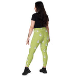 Descendants of The Island Hand pattern Leggings with pockets