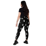 Descendants of The Island Hand Pattern Leggings with pockets