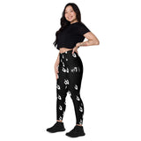 Descendants of The Island Hand Pattern Leggings with pockets