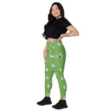 Descendants of The Island hand Pattern Leggings with pockets