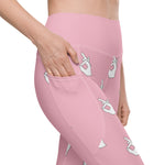 Descendants of The Island Hand Pattern Cupid Leggings with pockets