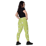 Descendants of The Island Hand pattern Leggings with pockets