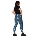 Descendants of The Island Hand Pattern Leggings with pockets