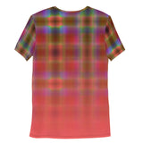 DTI Tartan Coral Men's Athletic T-shirt