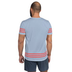 Descendants of the Island Pazblue Coral Men's Athletic T-shirt