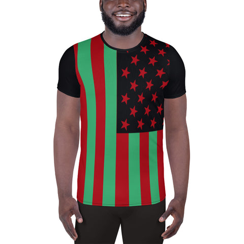 Descendants of the Island Juneteenth Men's Athletic T-shirt